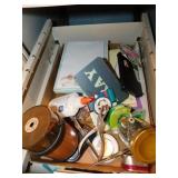 Entire contents of lot 318 file cabinet: scissors