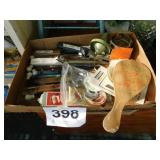 Vintage cooking utensils: red handle pastry Vintage cooking utensils: red handle pastry