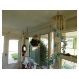 3 windchimes: blue & white shells - lighthouse - 3 windchimes: blue & white shells - lighthouse -