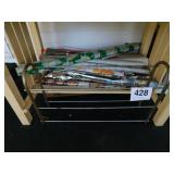 Vintage metal shoe rack Vintage metal shoe rack