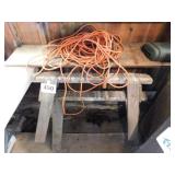 2 wood sawhorses (well used) 2 wood sawhorses (well used)