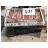 Old license plates: Illinois 1957/1972 Old license plates: Illinois 1957/1972