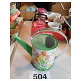 Child's sprinkle can w/flowers, 6' tall Child's sprinkle can w/flowers, 6' tall