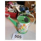 Child's sprinkle can w/flowers, 6' tall Child's sprinkle can w/flowers, 6' tall
