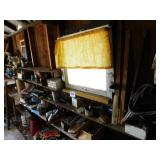 3 shelves of: sander - nails - tent stakes - etc. 3 shelves of: sander - nails - tent stakes - etc.