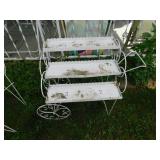 3 tier metal rolling cart plant stand 3 tier metal rolling cart plant stand