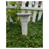 Cement plant/pot holder pillar