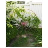 Large wagon wheel, 52' Large wagon wheel, 52'