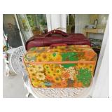 2 vintage luggage pieces 2 vintage luggage pieces