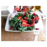 2 totes of Christmas/holiday decor including 2 totes of Christmas/holiday decor including