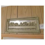 Last Supper mirrored hall decor, 21 x 10