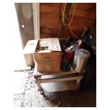 Box full of Shenango china coffee cups - etc. Box full of Shenango china coffee cups - etc.