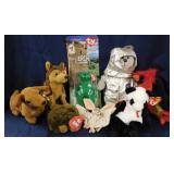 6 Ty beanie babies - Small hedgehog -