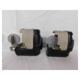 2 Master Lock trailer coupler sets w/ keys