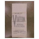Vintage Viaferm Peoria Illinois 100 lb. mineral