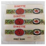 25 NOS vintage Webster Grocer Danville Illinois
