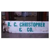Vintage Georgetown Illinois B.C. Christopher &