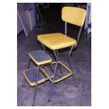 Vintage Cosco kitchen step stool seat