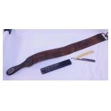 Vintage Geo. W. Korn straight razor in case - The