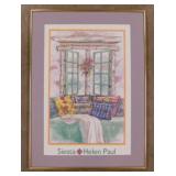 Siesta watercolor still life print by Helen Paul,
