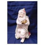 1999 Lenox holiday Santa Claus cookie jar, 14"