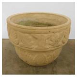 Concrete porch deck garden yard planter, 8.5"