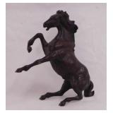 Hartland ebony wood rearing mustang horse, 9"