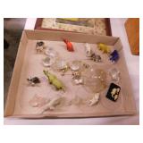 Plastic elephant figurines - Elephant wind chime