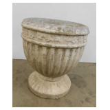 Concrete garden porch deck urn planter, 13.5"