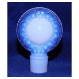 Vintage art deco opalescent glass finial stopper