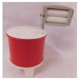 Vintage wringer washing machine salt & pepper