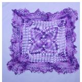 Vintage hand crocheted doilies