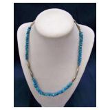 Turquoise & sterling ? necklace