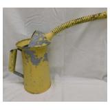 2 qt. galvanized oil can w/ flex spout NYC - PA