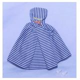 1959 Barbie doll cotton casual strapless navy &