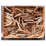 Wooden clothes pins