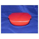 1950 Pyrex Red Hostess 2.5 qt. bowl w/ lid #535