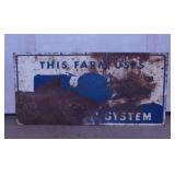 Vintage Ford Ferguson System farm tractor metal