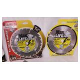 2 new 5 1/2" saw blades - New sandpaper -