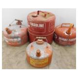 44 metal gas gasoline cans: Belknap one gallon -