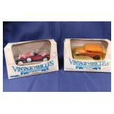 2 new vintage Ertl vehicle diecast toys in boxes: