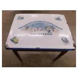 Antique porcelain top child