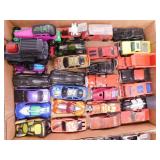 28 Hot Wheels diecast cars & trucks, some vintage