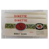 25 NOS vintage Webster Grocer Danville Illinois