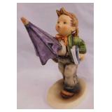 1981 Goebel Hummel Is It Raining figurine, 6"