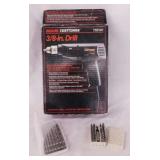 Craftsman 3/8" electric drill in box - Black &