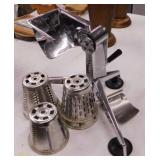 Vintage Saladmaster food processor w/ 5 cones
