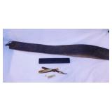 Morris Mfg. straight razor - Aristocrat leather