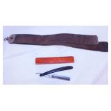 Temperite #20 straight razor in case - Leather