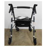Guardian 4 wheeled walker rollator w/ seat,